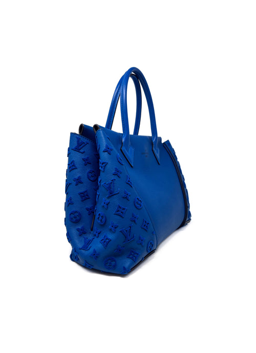 Louis Vuitton Blue Lagon '14 Veau Cachemire 'W' PM Tote