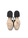 Fendi W Shoe Size 38.5 WB! 'Promenade' Zucca Monogram Block Heel Slingbacks