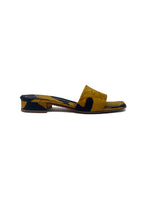 Valentino W Shoe Size 38 'Toile' Satin Printed strap Mules