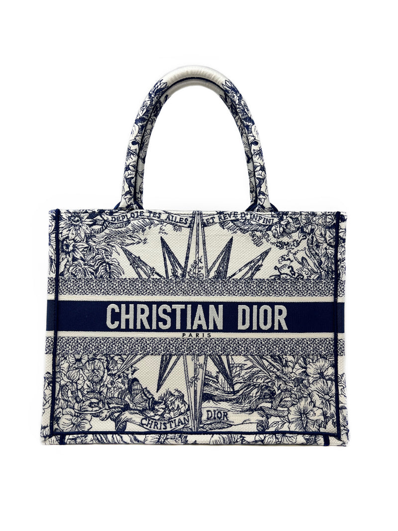 Christian Dior Blue/White WDB! '22 MD 'Book Tote' Rêve d’infini Bag