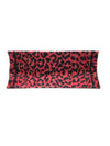 Christian Dior Red/Black MD 'Book Tote' Leopard Embroidered Bag