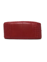 Bottega Veneta Red WDB! Intrecciato Flap Shoulder Bag & Mirror