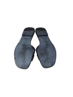 Hermes W Shoe Size 40.5 WB! 'Oran' H Leather Sandal