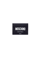 Moschino WB! Logo Print Leather Card Case