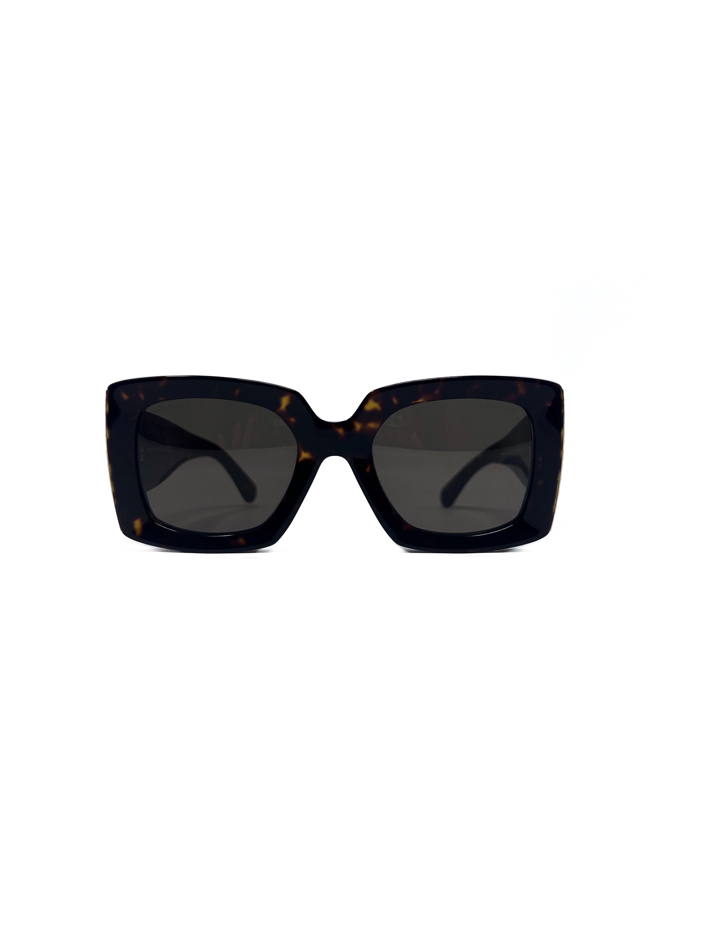 Chanel WB Oversized Rectangle High Bridge Sunglasses The Little Bird chanel-wb-oversized-rectangle-high-bridge-sunglasses-the-little-bird
