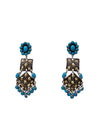Emory Wentling Silver 'Sleeping Beauty' Turquoise Droplet Earrings