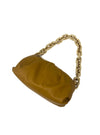 Bottega Veneta Mustard '23 'The Chain Pouch' Leather Shoulder Bag