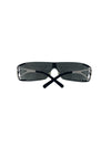 Dolce & Gabbana WC! Vintage Logo Rhinestone Shield Sunglasses