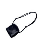 Bottega Veneta Black Intrecciato Lambskin Mini 'Cassette Camera' Bag