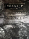 Chanel Black/Silver WB! '04-05 Mirror & Lipstick Satin Micro Flap Bag