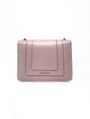 Bvlgari Baby Pink/Gold WDB! 'Serpenti' Leather Flap Agate Snakehead Shoulder Bag