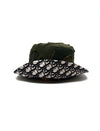 Christian Dior Camouflage & Oblique Rim Bucket Hat