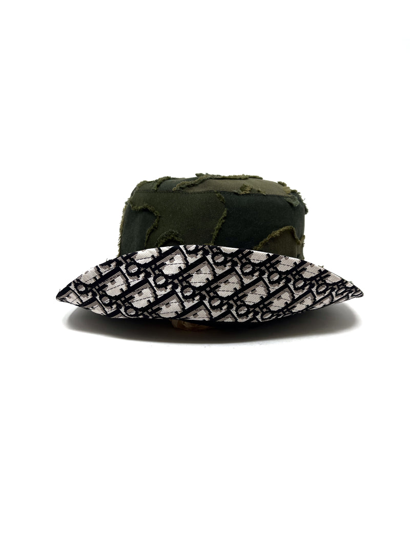 Christian Dior Camouflage & Oblique Rim Bucket Hat – The Little Bird