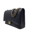 Chanel Black/Gold '14-'15 Maxi Caviar Double Flap