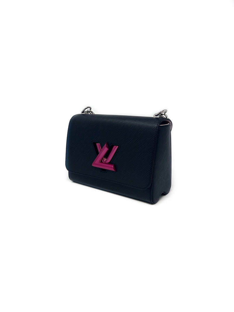 louis vuitton black and pink purse