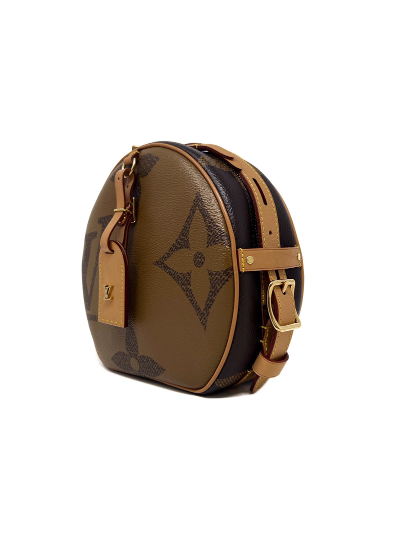 Louis Vuitton '19 'Boite Chapeau Souple' MM Giant Reverse Monogram Crossbody