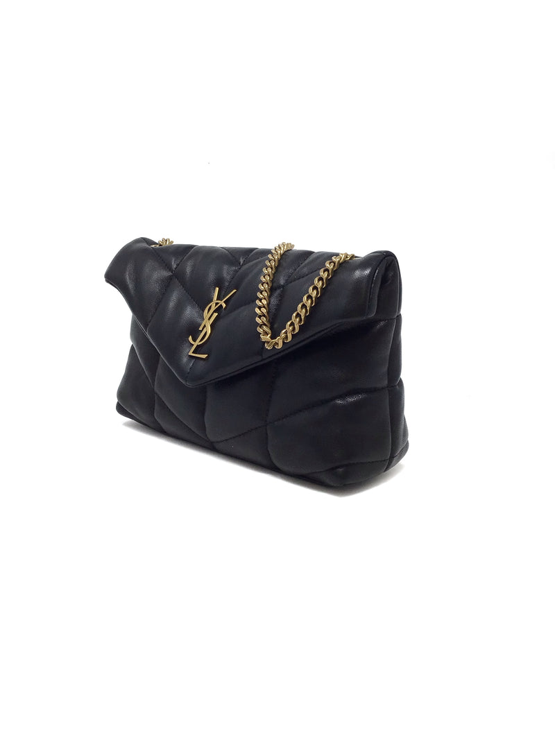 Saint Laurent 'LouLou' Mini YSL Puffer Toy Crossbody Bag