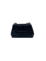 Chanel '14-'15 Quilted Patent Leather Mini Flap Crossbody