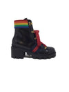 Gucci W Shoe Size 36 '18 'Rainbow Trip' Web Lace Up Combat Boots