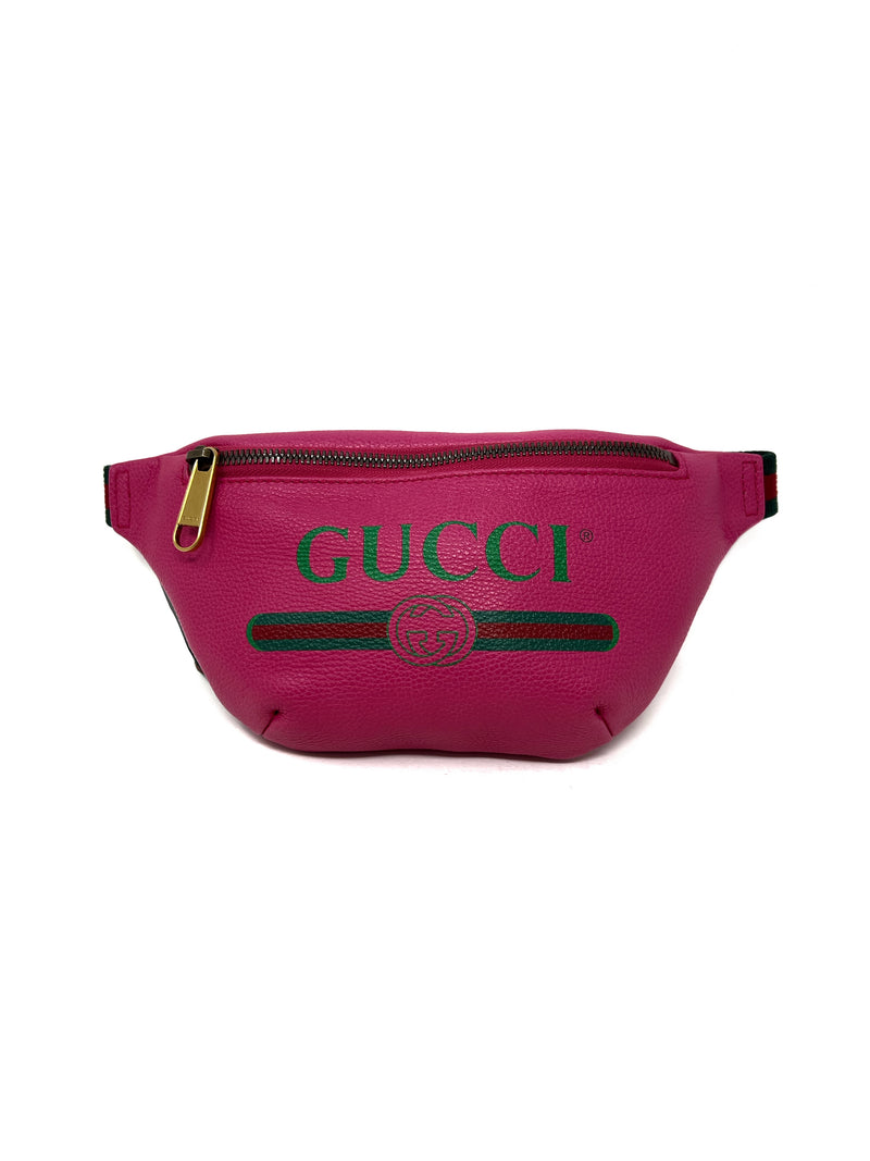 Gucci fanny pack hot pink 2025