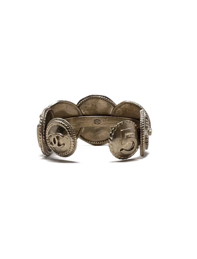 Chanel Champagne WB! '14B 100 Years Icon Coin Cuff Bracelet