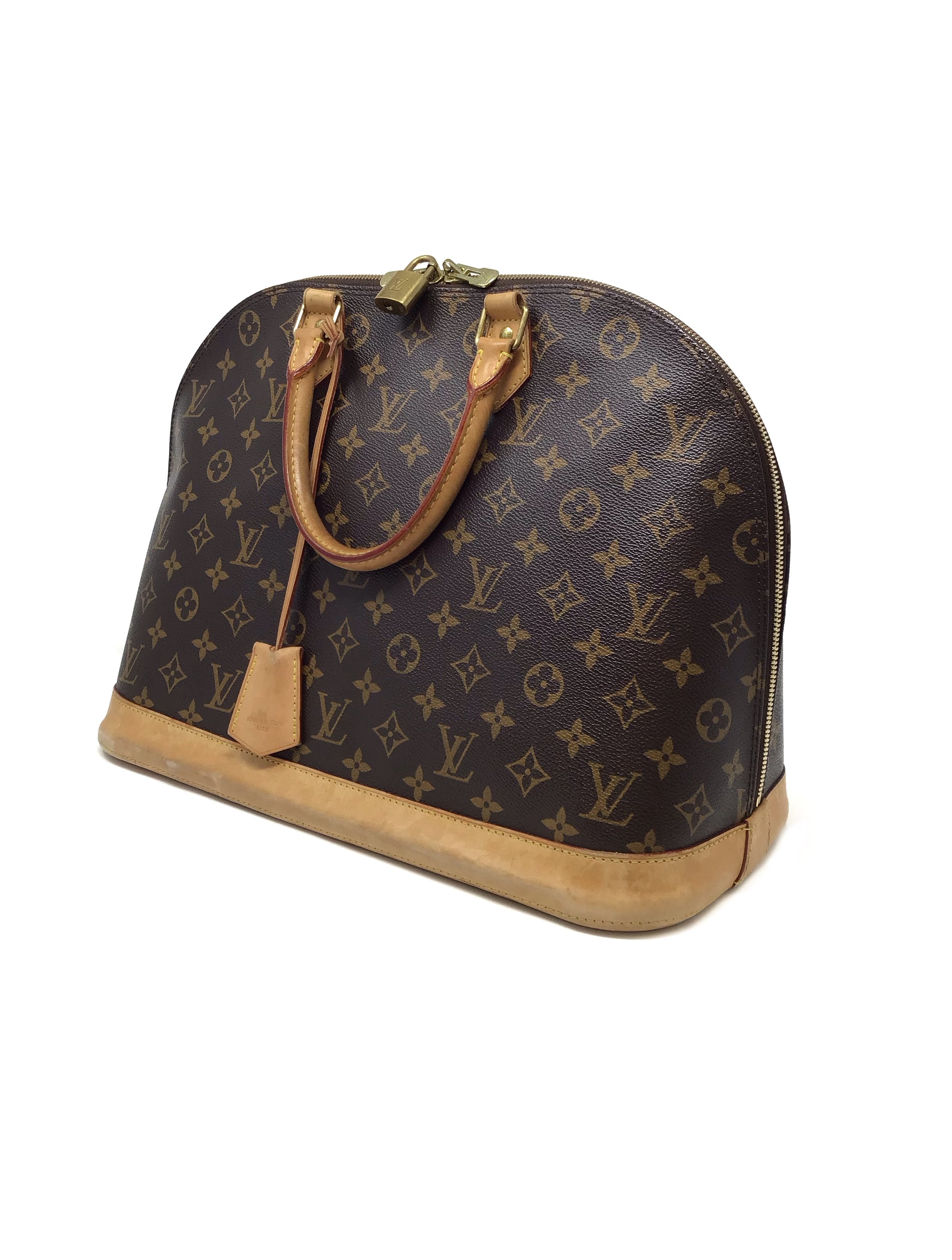 Louis Vuitton Paris Alma Epi Leather Women's Bag GM