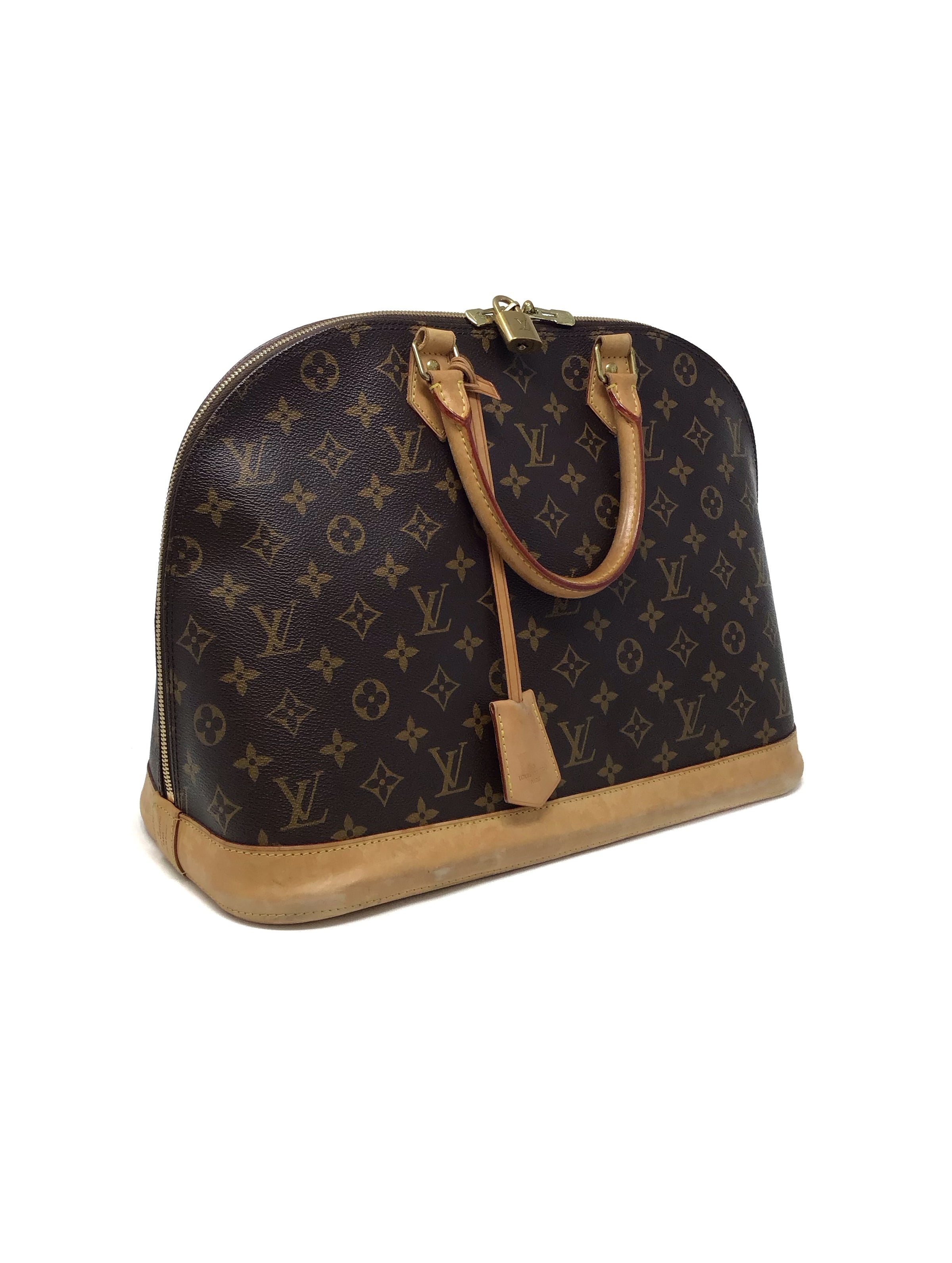 LOUIS VUITTON Retiro GM Monogram Canvas Shoulder Bag Brown