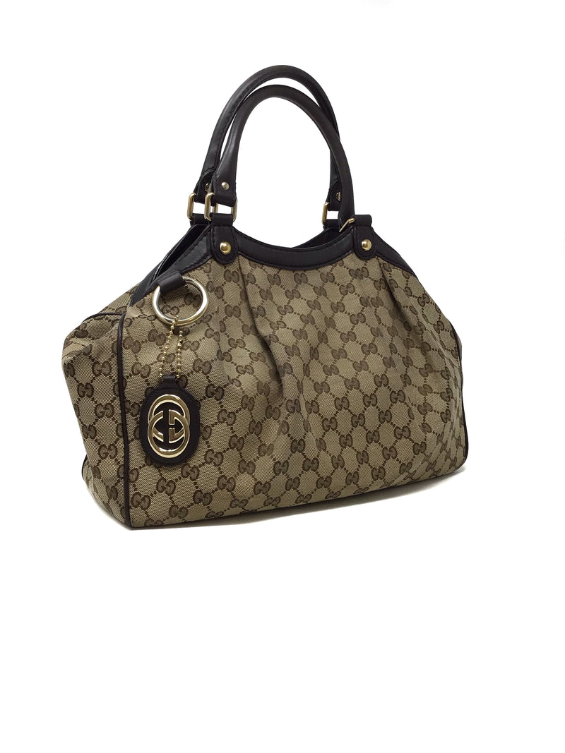 Gucci Monogram 'Sukey' Medium Tote