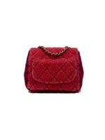 Chanel '20A SM Shearling Tweed Bag W/Card