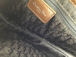 Christian Dior Brown/Tan '05 Shearling 'Flight Saddle' Bag