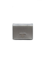 Prada WB! 'Portafoglio' Patent Leather Fold Wallet