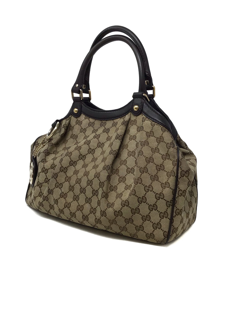 Gucci Monogram 'Sukey' Medium Tote