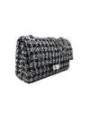 Chanel Black/White/Silver'19P Reissue 2.55 Tweed Resin 226 Double Flap Bag