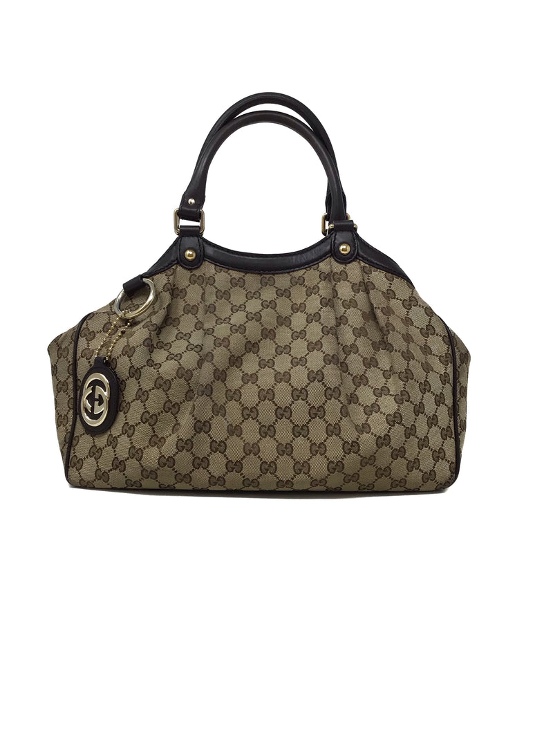 Gucci Monogram Sukey Medium Tote The Little Bird