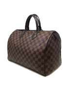 Louis Vuitton '11 'Speedy' 35 Damier Ebene Bag (No Keys)