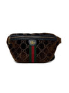 Gucci 'Ophidia' Monogram Velvet Zip Belt Bag