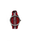 Gucci Silver/Multi NWB! 'Timeless' Web Stripe & Stainless Steel 38mm Watch