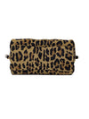 Prada Leopard '16 'Inside' Calf Hair & Ostrich Handle Bag W/Strap