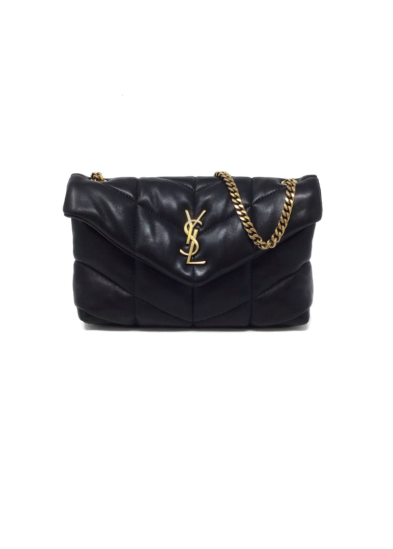 Saint Laurent 'LouLou' Mini YSL Puffer Toy Crossbody Bag