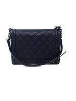 Chanel '14 XL Calfskin Diamond Stitch LG Quilted 'Boy Bag'