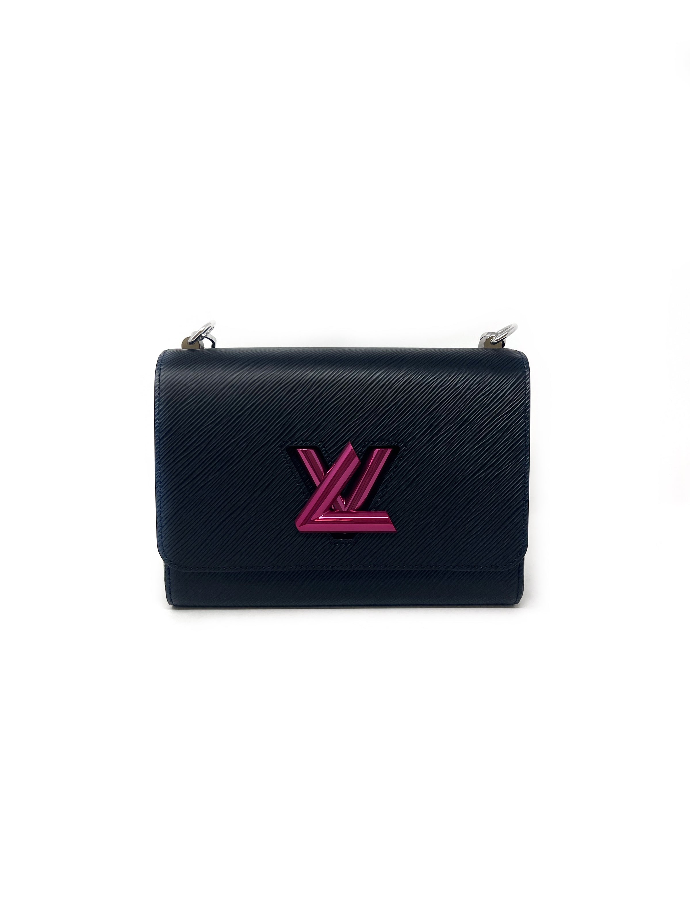 louis vuitton pink and black purse