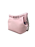 Alexander McQueen Pink NWB! 'The Small Peak' Knuckle Duster Chain Shoulder Bag